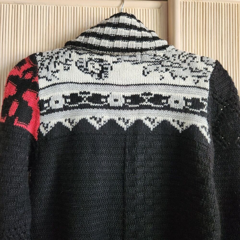 Desigual by Christian Lacroix Women's Sweater Size L Pullover Cowl Neck EUC - Picture 4 of 7
